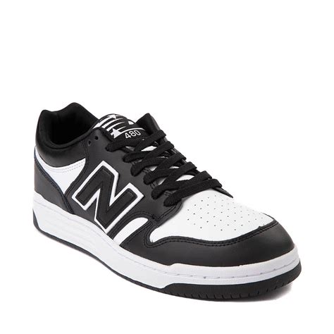 new balance sneakers white and black